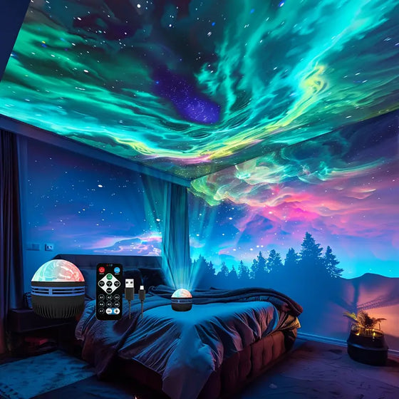 Aurora Galaxy Projectorâą â Förvandla ditt rum till en levande galax